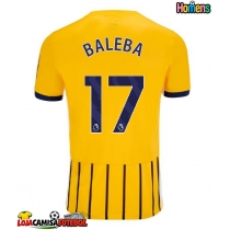Camisa de Futebol Brighton Carlos Baleba #17 Equipamento Alternativo 2025-26 Manga Curta